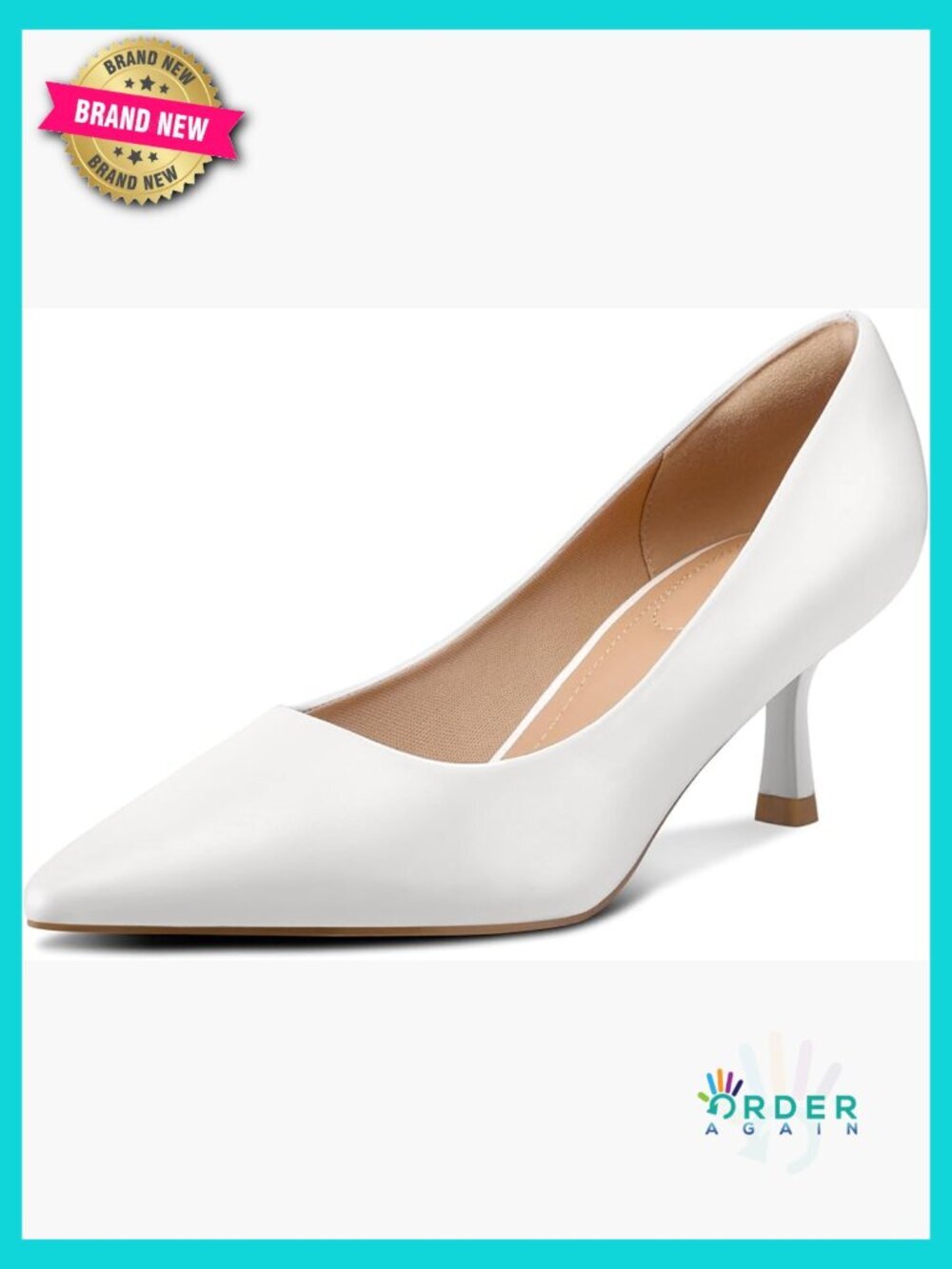 Kitten Heels Low Heel Pumps 2 Inch Closed Toe Wedding Dress Shoes